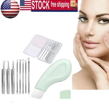 Acne Needle Blackhead Remover Kit Pimple Blemish Comedone Extractor Tweezer Tool