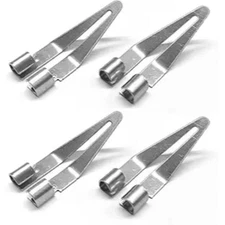 4 PCS Smoothing Tip Head, Welder Soldering Tip Smooth Head Replacement, Stain