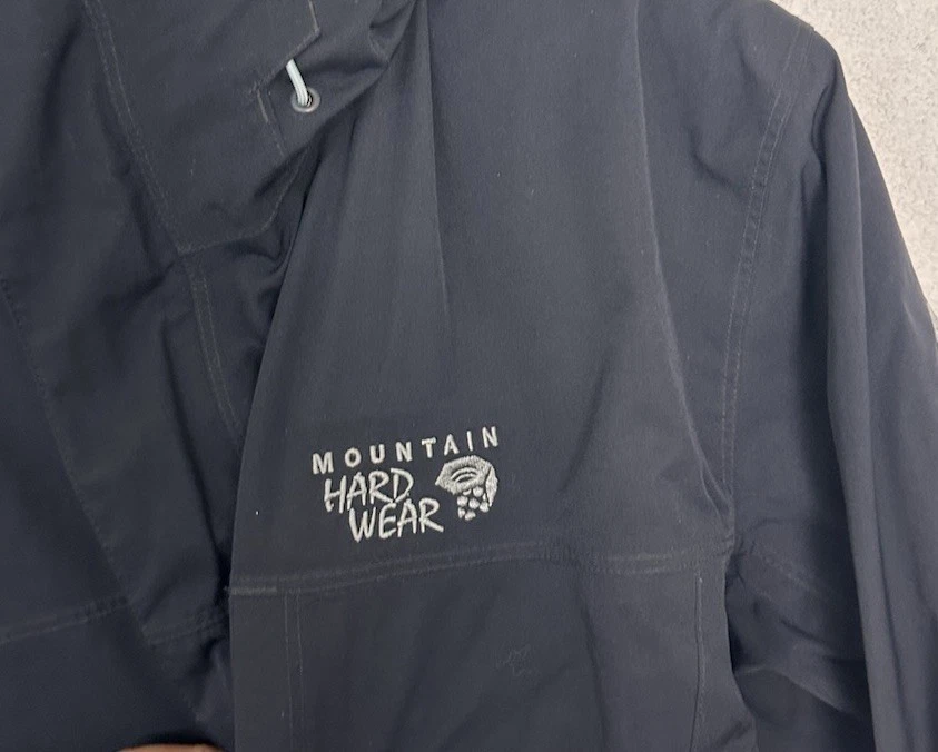 Chaqueta con capucha negra Mountain Hardwear Dry Q Thermal Q para hombre talla grande Foto 2 de 4