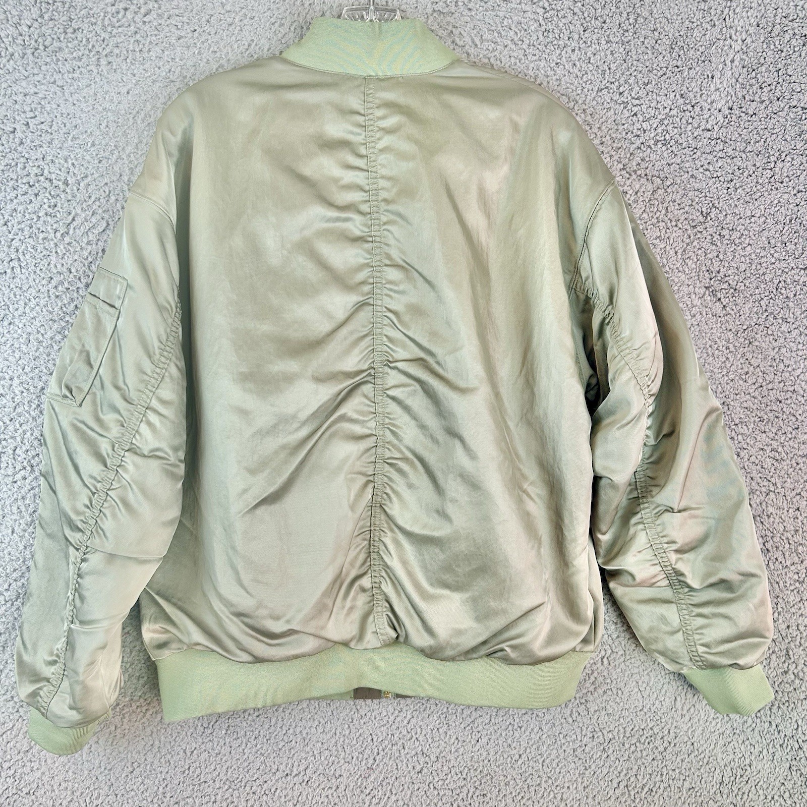 SACAI X NIKE Nike Sportswear Giacca Bomber Donna Media Olio Verde Oliva Reversibile Taglia S