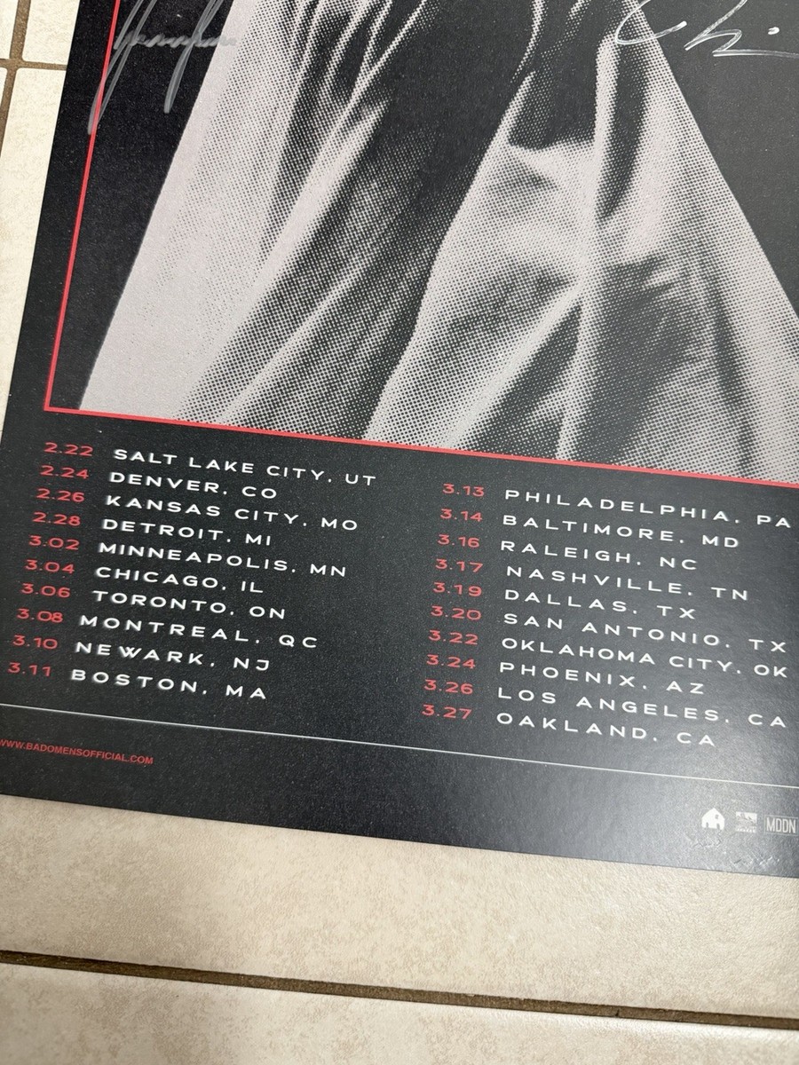 BAD OMENS VIP MERCH SIGNED TOUR POSTER LANYARD ART PRINT DO YOU