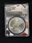 2021 $1 AMERICAN 1 oz .999 SILVER EAGLE ANACS MS70 TYPE 2 FIRST STRIKE LABEL 771