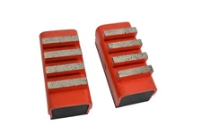 Diamond Grinding Blocks for EDCO Floor Grinders 2" Width #18/20 Grit 2 Piece