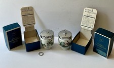 Royal Worcester Egg Coddlers Birds Pair w Box...