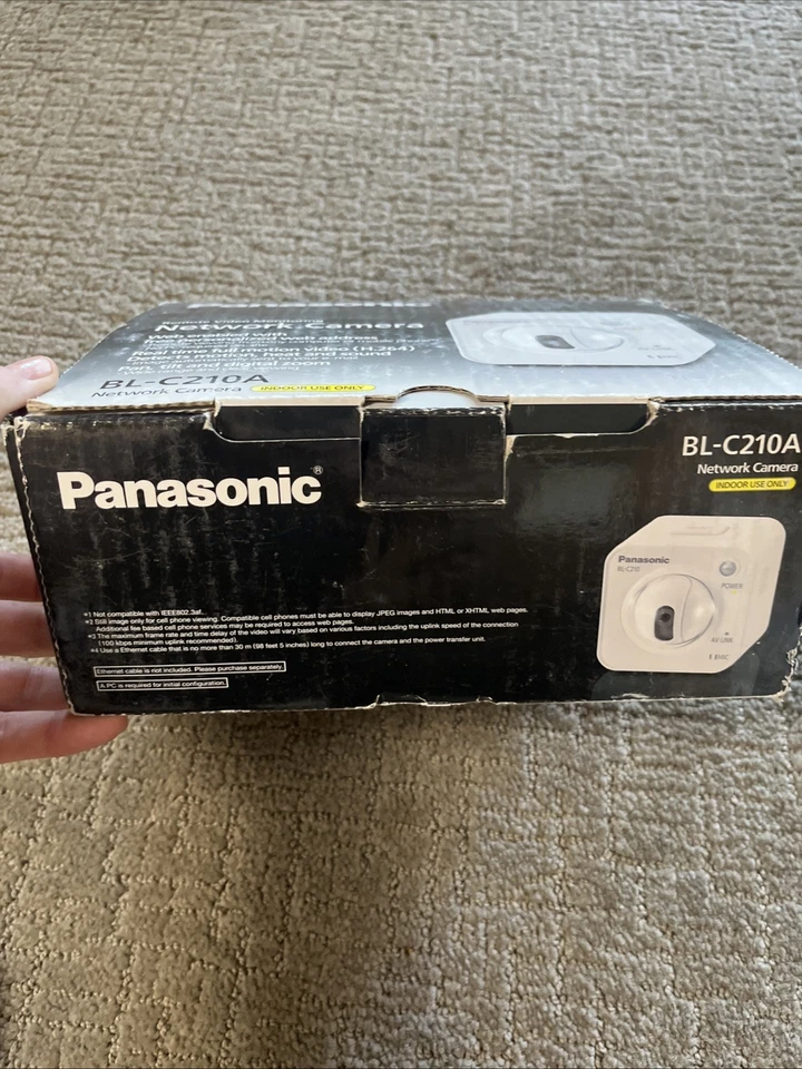 Panasonic BL-C210A Triple Sensor CMOS Red IP Cámara de Seguridad Interior Caja Abierta Foto 3 de 4