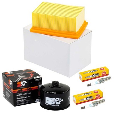 Set Wartung Zündkerzen Luftfilter Ölfilter für BMW C 650 K18 K19 C650 2011-2021