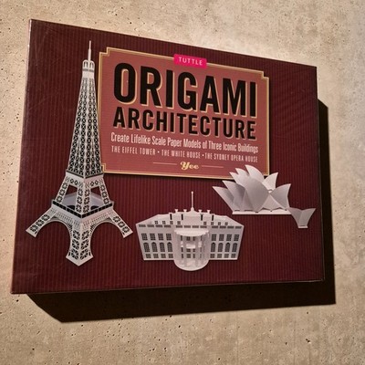 Tuttle Origami Architecture Eiffel Tower  - White House - Sydney Opera House NEW