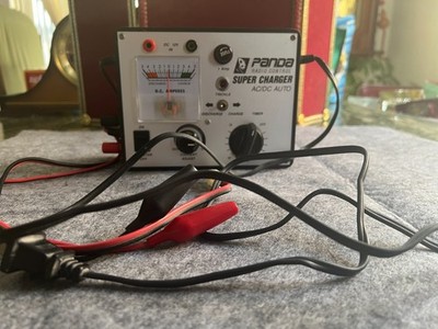 Vintage Panda RC Super Charger AC/DC Auto 12V 1A Battery Charger （Untested)