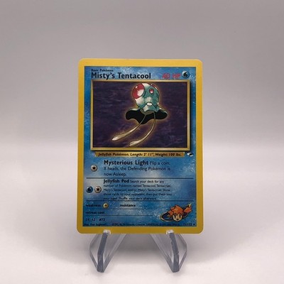 Pokemon Gym Heroes - Misty's Tentacool 32/132 - Rare - NM/LP