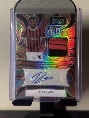 2024-25 Panini Select Serie A Rafael Leao Memorabilia Auto Tie-Dye #AM-RL 1/5