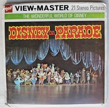 Disney on Parade View Master Packet B517 3 Reel Set Book 1970 Vintage Walt