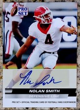 Sports Cards 2022 Leaf Pro Set Nolan Smith Autograph Rookie Card #PSA-NS1