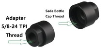 Aluminum Black,Red,Silve,Gold 5/8x24 TPI Thread Cleaning Adapter