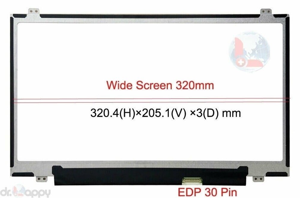 Schermo LCD 14 Pollici IPS FHD Per Laptop: Ricambio Compatibile Con NV140FHM-N4A, B140HAN02.1 (1920x1080, LED) - 6