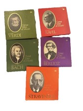 Time Life Records Great Men of Music Vinyl LP Box Set Collections Lot Of 5