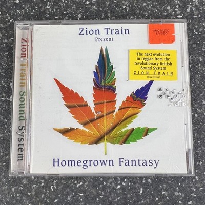 Zion Train - Homegrown Fantasy - 1995 Hype Sticker CD