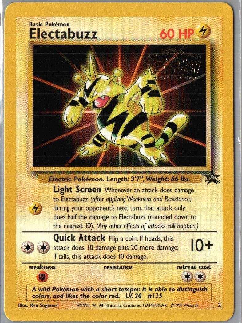 Electabuzz 2 Promo Wizards Black Star Promos Pokemon Near Mint