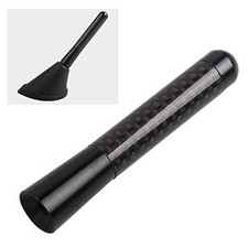 3 Car Antenna Short Carbon Fiber Radio Fm Antena Black Kit Universal W Screws 3 Car Antenna Short Carbon Fiber Radio Fm Antena Black Kit Universal W Screws