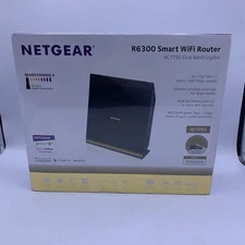 NETGEAR R6300 SMART WIFI ROUTER AC1750 DUAL BAND GIGABIT 1300 Mbps NEW & SEALED
