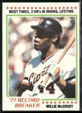 Baseball Topps Willie McCovey Near Mint or Better