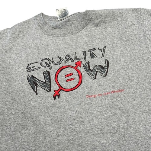 Vintage Equality Now Shirt Joss Whedon Buffy Firefly Avengers Rare M Tee