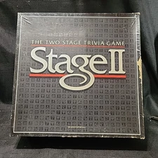1985 VTG Milton Bradley Stage II the Two Stage Trivia Game