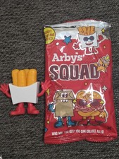 Arby's Kids Meal Toy 002 The Squad Figure 2026 Stickers FREE SHIPPING