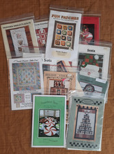 Lot of 13 Quilt Craft patterns Unused Sunbonnet Sue, Christmas Unused