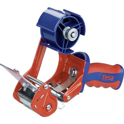 tesa Klebeband-Abroller Klebe ACK COMFORT Rot Blau Rollenbreite 50mm - Wie Neu