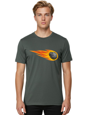 Meteorite-3 Mens Graphic Tee, 100% Cotton, Casual Summer Wear