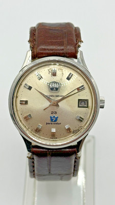 Citizen Seven Para Water 23 Jewels Vintage Herren Uhr Handaufzug Japan Läuft
