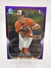 2023 Bowman Chrome Draft Purple Refractors #BDC189 Jacob Cravey 1st ROOKIE /250