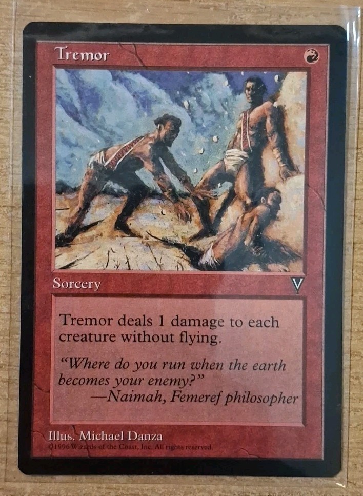 1997 MAGIC THE GATHERING VISIONS TREMOR TD25 
