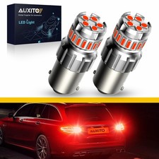 AUXITO 1156 7506 LED Red Brake Stop Tail Parking Light CANBUS Bulbs