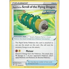 153/203 Rapid Strike Scroll of the Flying Dragon Uncommon Pokemon Evolving Skies