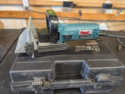 Freud 4 Plate Joiner 5Amp 10K RPM with Case Biscuits and More JS100A/100A Tested