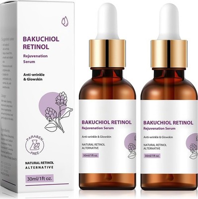 2 PCS Venature Bakuchiol Retinol Rejuvenation Serum, Bakuchiol Retinol Serum