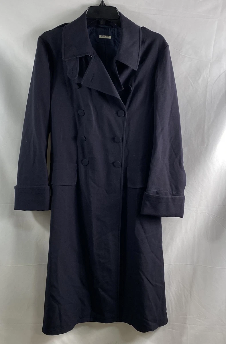miu miu ダークネイビー　ウール　ロングコート　40サイズ 25+ Miu Miu Coats for Women for sale | Updated Oct 2026