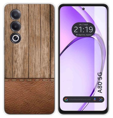 GOKEN Cover Per Oppo A80 5G, Armor Custodia In Silicone Morbido E PC
