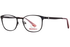 Hello Kitty HK-353-1 Eyeglasses Frame Youth Girl's Black FullRim Oval Shape 47mm