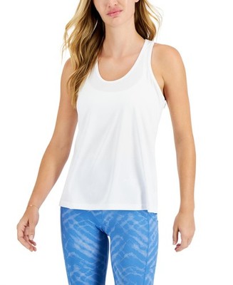 Ideology Womens Embossed Star Racerback Tank Top L NEW $20  100147042MS