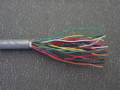 10' Belden 9515 060 15 Pair 24AWG (7x32) Shielded Instrumentation Cable NOS