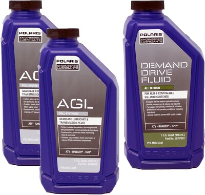 Polaris Drivetrain Oil Change Kit 2xAGL 1xDemandDrive