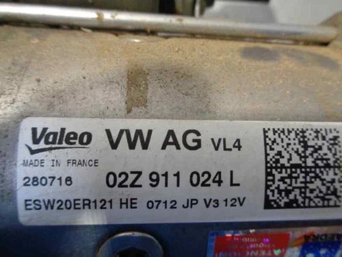 02Z911024 Starter Motor for VOLKSWAGEN GOLF VII VARIANT (BA5) 2016 4295719 - Picture 5 of 10