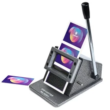 Manual ID Card Corner Cutter, Heavy Duty Business Card Punch for 86x54mm Cards