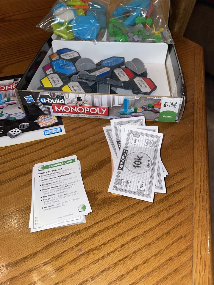 Hasbro u-build Monopoly The Fast-Dealing Property Trading Game - Image 3 of 4