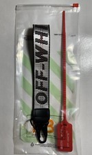 Off White Industrial Keychain Silver with Metal Clasp New With Ziptie