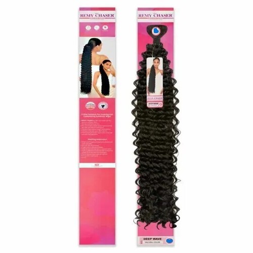 Remy 20" Premium Fibra Remy Chaser 100% Sintético Cabello-NATURAL - Imagen 4 de 6