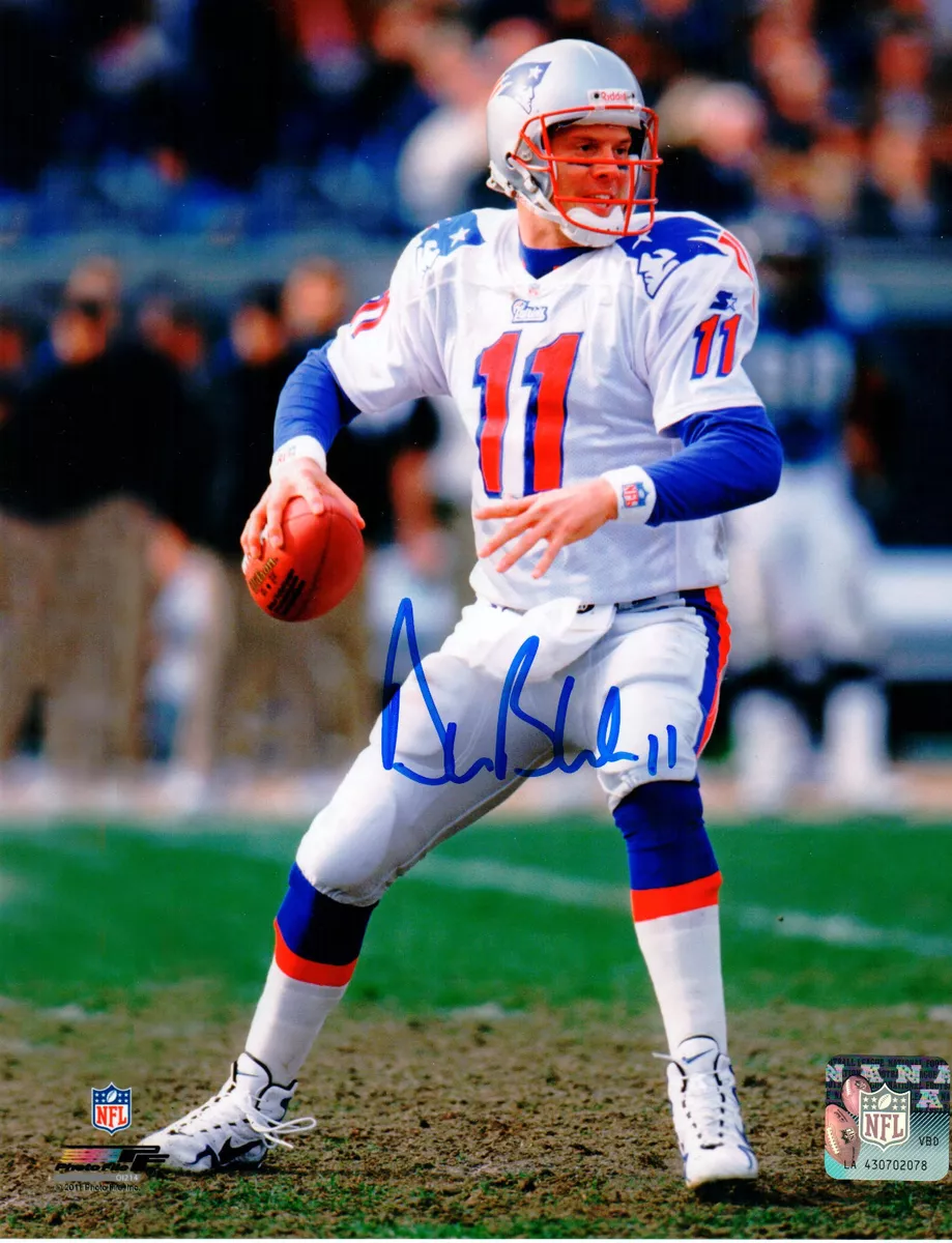 Drew Bledsoe New England Patriots Signed Autographed 8x10 Photo