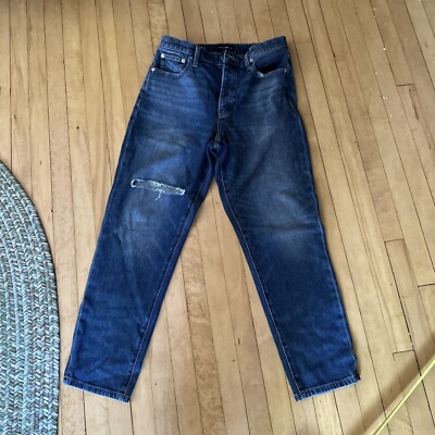 Lucky Brand High Rise Drew Mom Straight Jeans Tapered Size 8/28 Women s